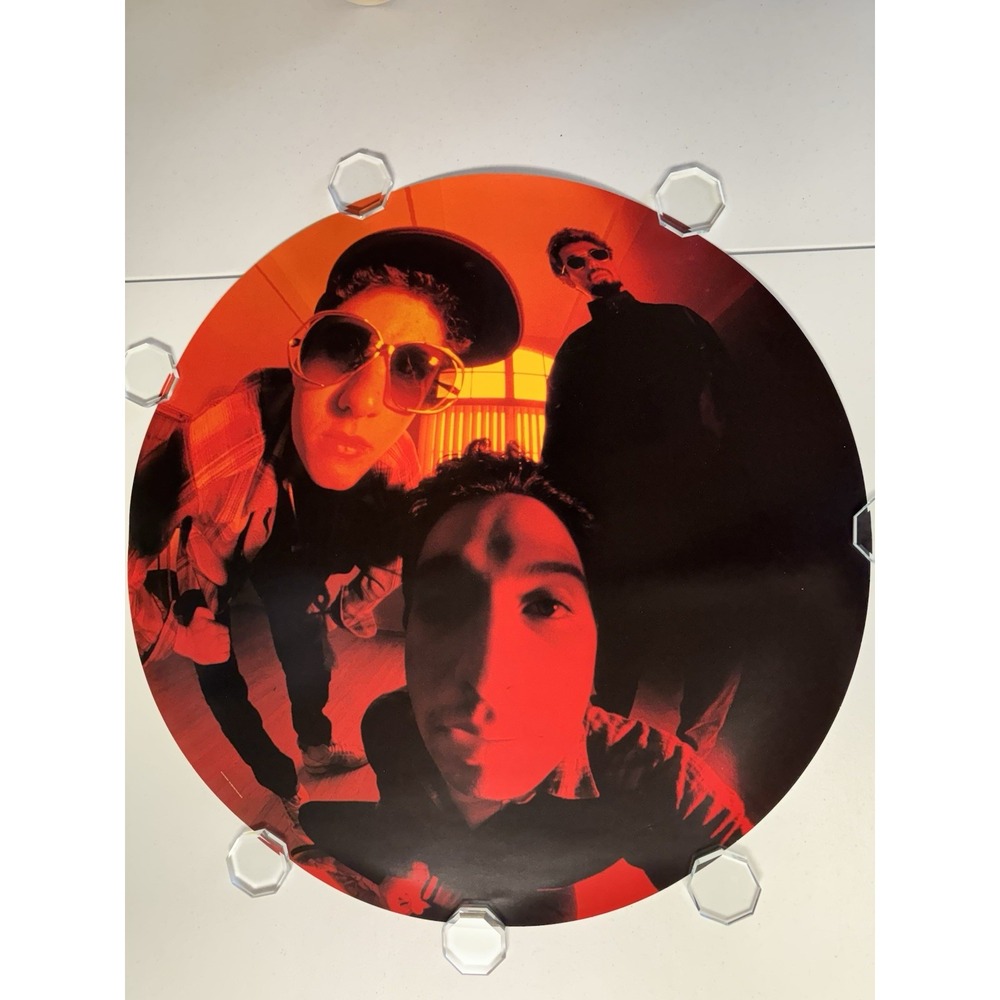 Beastie Boys 1989 Capitol Records Promo Circle Poster VTG Rare 26 inch Original - Picture 2 of 3